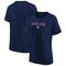 England Fragment Wordmark Graphic T-Shirt – Marineblau – Damen