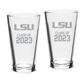 LSU Tigers Class of 2023 16oz. 2-Piece Classic Pint Glass Set