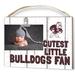 Alabama A&M Bulldogs 8'' x 10'' Cutest Little Fan Weathered Team Logo Clip Photo Frame