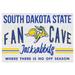 South Dakota State Jackrabbits 24'' x 34'' Fan Cave Wood Sign