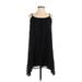 BCBGeneration Casual Dress - Shift Scoop Neck Sleeveless: Black Print Dresses - Women's Size Small
