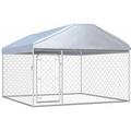 Maisonchic - Chenil d'extérieur Enclos Parc Cage pour chiens avec toit pour chiens 200 x 200 x 135