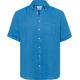 BRAX Herren Style Dan U Linen Garment DYE Herrenhemd aus sommerlichem Leinen mit Button Down Kragen Hemd, Greece, XS