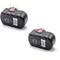 2x NiMH batteria 3000mAh (18V) compatibile con strumenti attrezzi utensili da lavoro Bosch 13618,