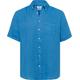 BRAX Herren Style Dan U Linen Garment DYE Herrenhemd aus sommerlichem Leinen mit Button Down Kragen Hemd, Greece, S