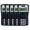 Texas Instruments TI30XIIS Scientific Calculator 30XIISBKAN (5-Pack) TI-30XIIS Scientific Calculator-Black