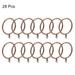 Curtain Rings, Metal Drapery Ring for Curtain Rods, 28 Pcs