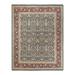 Overton Hand Knotted Wool Vintage Inspired Traditional Mogul Green Area Rug - 10' 4" X 8' 1"