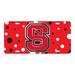 North Carolina State TAG (LASER POLKA DOT NCS TAG (26245))