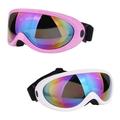 2pcs Single layer ski goggles no anti fog ski goggles