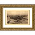 Poole 24x16 Gold Ornate Wood Framed with Double Matting Museum Art Print Titled - Winthrop Massachusetts - Poole 1894
