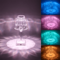 Crystal Table Lamp 16 Colors Changing Touch Lamp with Remote Control Acrylic Rechargeable Crystal Bedside Desk Lamp for Bedroom Living Room Party Dinner Bar Wedding Decor