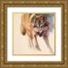 Chapman Julie T. 20x20 Gold Ornate Wood Framed with Double Matting Museum Art Print Titled - Wolf Study IV