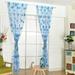 Clearance Blue Sheer Room Curtain Sunflower Print Voile Sheer Window Curtains Single Panel See Through Drapes Rod Pocket for Living Room Bedroom Door Decor 37.40 *78.74