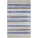 Terrain Collection Contemporary Wool & Viscose Hand Loomed Area Rug Light Blue - 8 ft. 6 in. x 11 ft. 6 in.