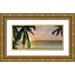 Calascibetta Mike 24x13 Gold Ornate Wood Framed with Double Matting Museum Art Print Titled - Sunset Cove