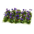 Static Grass Landscape Modelling Flower Cluster Grass Scenery for DIY Miniature Railway Scenery Model Building Kits - 8X6X2cm