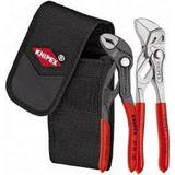 Knipex 2 Piece Pipe Wrench & Water Pump Plier Set Comes in Belt Pack