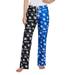 Women's Concepts Sport Royal/Black Kentucky Wildcats Breakthrough Split Design Knit Sleep Pants