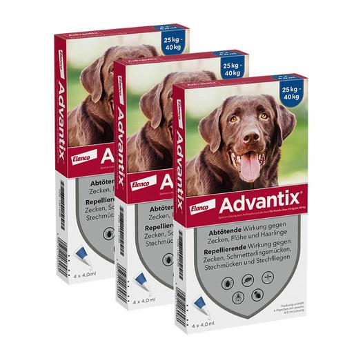 Advantix Spot on für Hunde 25 - 40 kg 3x4 St Lösung