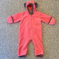 Columbia Jackets & Coats | Columbia Pink And Gray Infant One Piece Fleece Coat 6-12 Month | Color: Gray/Pink | Size: 6-9mb