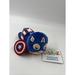 Disney Toys | Captain America Marvel And Disney Mini Cuddleez 6.5" Mini Plush Toy | Color: Red/Tan | Size: S