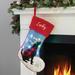 The Holiday Aisle® Personalized LED Stocking Polyester in Blue/Red/White | 18 H x 11 W in | Wayfair 3C571DD8F2094E80A4FF223990E86828
