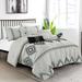 Union Rustic Microfiber 7 Piece Comforter Set Polyester/Polyfill/Microfiber in Gray | Queen Comforter + 6 Additional Pieces | Wayfair