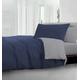 HomeLife Italy Winter Duvet | Reversible Winter Duvet | Warm Hypoallergenic Colored Quilt | Made in Italy | Blue/Light Gray | (220x250)