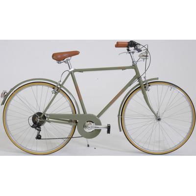 Cityrad "CONDORINO Man" Gr. 54, grün (verde oasi, grau), VENICE - I LOVE ITALY, Fahrräder, 54cm, 28 Zoll (71,12cm), für Herren, Kettenschaltung