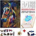 Puzzle Animal en bois pour adultes et enfants jeu de famille spécial jouet Montessori populaire