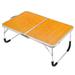 Uxcell Foldable Laptop Table Picnic Bed Tray Tables Snacks Reading Desks Brown