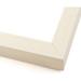8x10 - 8 x 10 White Wash Flat Solid Wood Frame with UV Framer s Acrylic & Foam Board Backing -