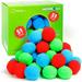 ThrillZoo 50 Reusable Water Balls Water Balloons for Kids Teens Adults - Summer Fun Pool Toys Outside Water Toys Kids Outdoor Toys Pool Games Trampoline Accessories Water Play Water Games
