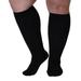 Plus Size Compression Socks for Women & Men Extra Wide Calf Knee High Stockings for Circulation Support Football Skiing Snowboarding