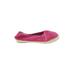 Capelli New York Flats: Espadrille Stacked Heel Boho Chic Pink Print Shoes - Kids Girl's Size 2