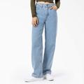 Dickies Women's Thomasville Relaxed Fit Jeans - Light Denim Size 12 (FPR11)