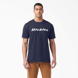 Dickies Men's Short Sleeve Wordmark Graphic T-Shirt - Ink Navy Size S (WS22B)