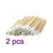 2400 pcs Single Pointed Head Wooden Cotton Swab Make-up Stick for Cleaning Cosmetic Tool (7cm Length)