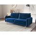 70'' Velvet Square Arm Sofa