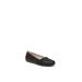 Women's Northern Flat by LifeStride in Black Fabric (Size 10 M)