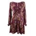 Free People Dresses | Free People Womens Floral Fit & Flare Dress, Purple, Nwt | Color: Purple | Size: Various