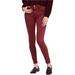 Free People Jeans | Free People Womens Solid High Rise Stretch Jeans, Red, Dm | Color: Red | Size: 28 Regular