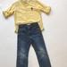 Levi's Bottoms | Levi’s Jeans With U.S.Polo Yellow Shirt S(6-7) Set | Color: Blue | Size: 7 Regular In Jeans, Shirt (6-7)