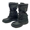 Coach Shoes | Coach Black “Sage” Nylon / Aniline Leather Boots, Size 5.5b | Color: Black | Size: 5.5