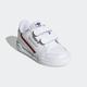 Sneaker ADIDAS ORIGINALS "CONTINENTAL 80" Gr. 21, weiß (cloud white, cloud scarlet) Schuhe Sneaker