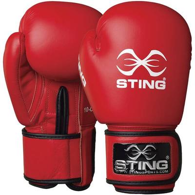 Handschuhe Sting IBA Wettkampf Boxhandschuhe, Größe 10 in Rot