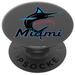 PopSockets Black Miami Marlins Primary Logo PopGrip