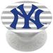 PopSockets White New York Yankees Stripes Design PopGrip