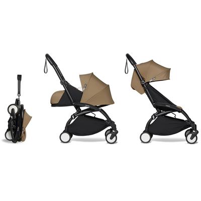 Babyzen YOYO2 Ultra Compact Complete 0+/6+ Stroller - Black / Toffee